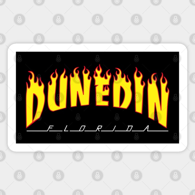 Dunedin Florida THRASHER flames Sticker by SaKaNa